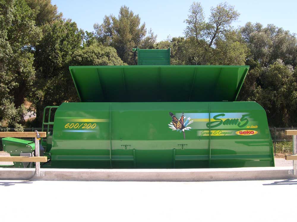 Bio chopper mixers Samurai7 ME Green Compost - Seko Industries